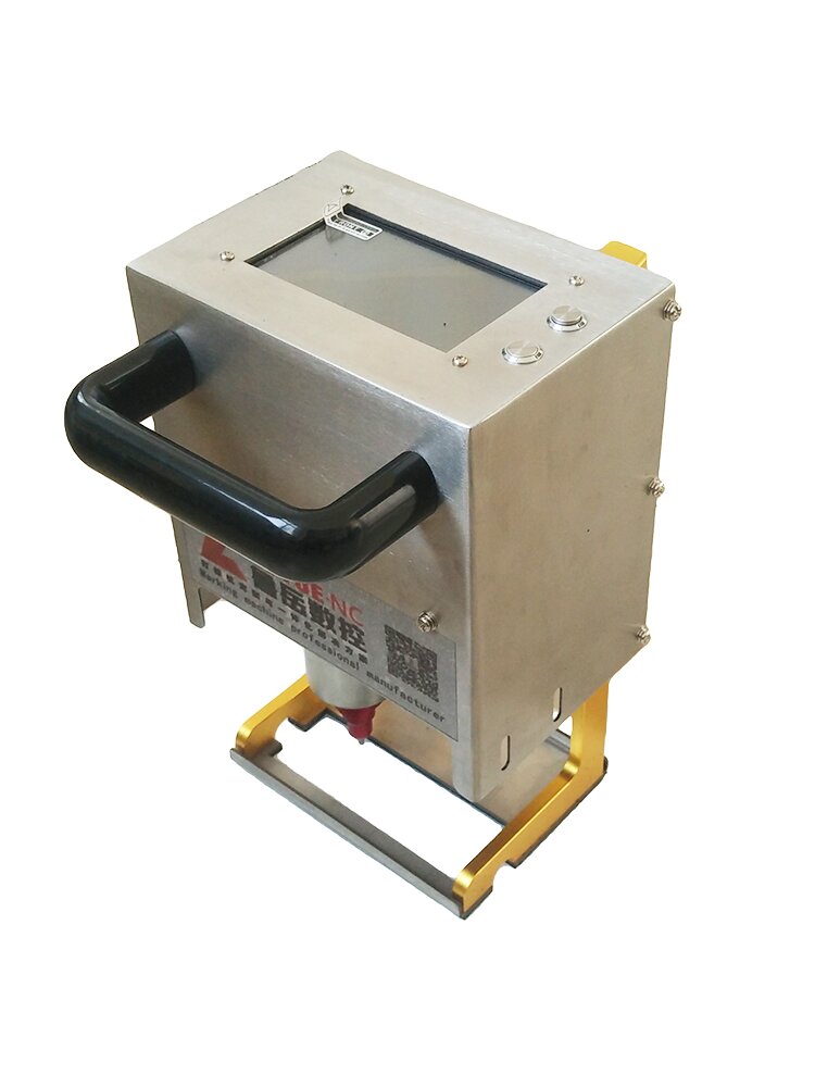 Håndholdt elektrisk graveringsmaskine, stempelkodemaskine til skinnestål